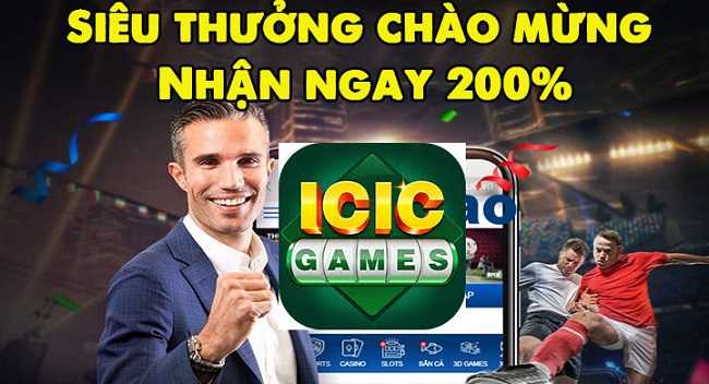 Super welcome bonus for new members - Receive 200% of deposit value at icic games